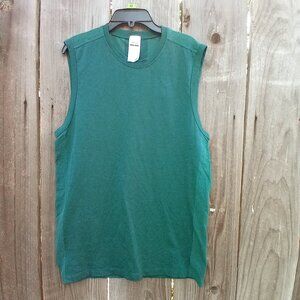 GYMSHARK APEX SEAMLESS TANK UNISEX SMALL GREEN SLEEVELESS BREATHABLE LIGHTWEIGHT